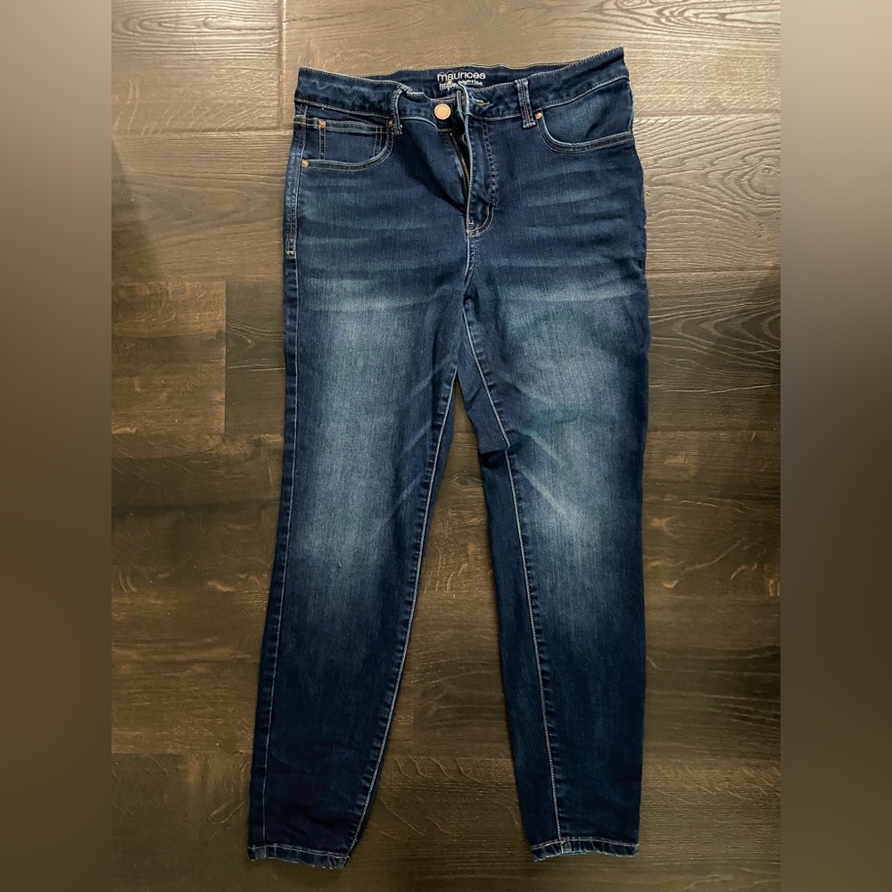 Maurice’s Everflex high rise dark denim